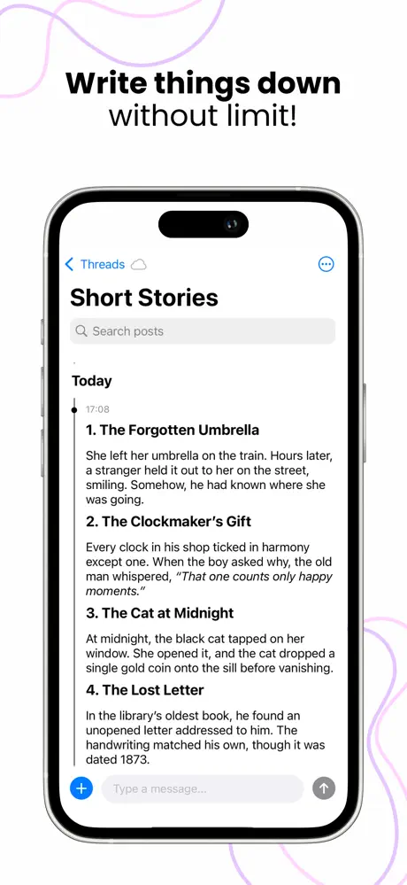 DoThread writing view